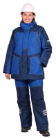 Куртка женская ЭДВАНС зимняя, синий-василек