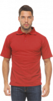 Рубашка ПОЛО, короткий рукав, цвет красный