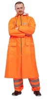 Плащ Poseidon WPL влагозащитный, цвет оранжевый, ПВХ