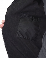 Куртка ПРАГА-Люкс короткая с капюшоном, красная с черным фото