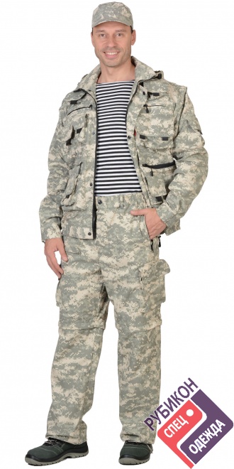 Костюм Тигр куртка, брюки (тк. Рип-стоп 210) КМФ Пустыня фото