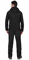 Куртка флисовая ТЕХНО (флис дублированный) черная фото