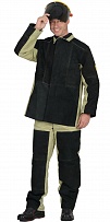 Костюм сварщика: куртка, брюки брезентовый со спилком (2,7 кв.м) тип Б фото