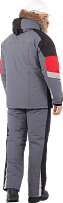 Куртка ХАЙ ТЕК, мужская серый-чёрный-красн.  фото