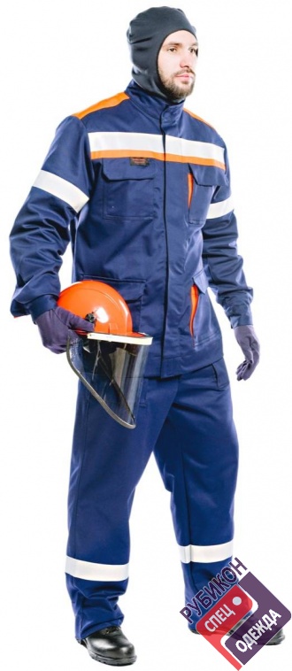 Костюм 42 кал/см2 из огнезащитной ткани WORKER с термобельём (куртка/брюки) фото