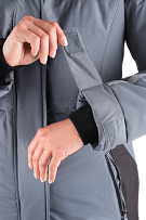 Куртка ХАЙ ТЕК женская, серый-чёрный-красн. фото