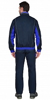 Куртка КАРАТ РОСС темно-синяя с васильковым фото