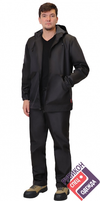 Куртка Затон черная фото