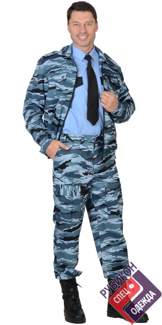 Костюм "СИРИУС-Фрегат" куртка, брюки (тк. Грета 210) КМФ Серый вихрь фото