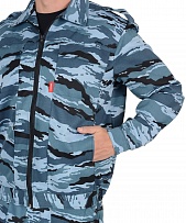 Костюм Блокпост куртка, брюки (тк.смесовая) КМФ Серый вихрь фото