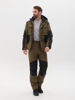 Костюм Huntsman демисезонный Торнадо -15 цвет Хаки ткань Breathable