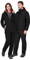 Куртка флисовая ТЕХНО  черная (124855)