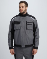 Куртка Милан CH (тк.Смесовая,260), т.серый/черный (87490869)