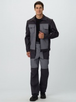 Куртка-трансформер Лидер IMP (тк.Смесовая,240), т.серый/св.серый (87490998)