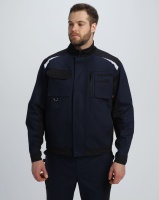 Куртка Милан CH (тк.Смесовая,260), т.синий/черный (87490868)