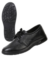 Туфли мужские на шнуровке черные (106412)