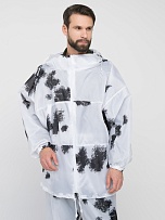 Костюм зимний маскировочный Метель с молнией ткань Taffeta цвет Клякса фото