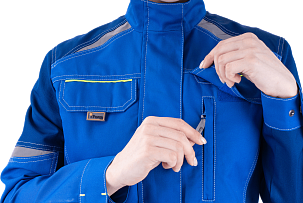 Куртка ТУРБО SAFETY женская летняя, василек-синий фото