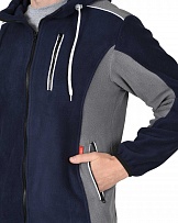 Куртка флисовая Техно с капюшоном (121414) фото