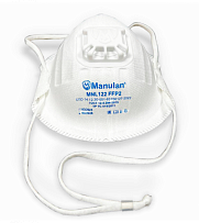 Респиратор (полумаска фильтрующая) MANULAN® MNL122 FFP2 с клапаном выдоха фото