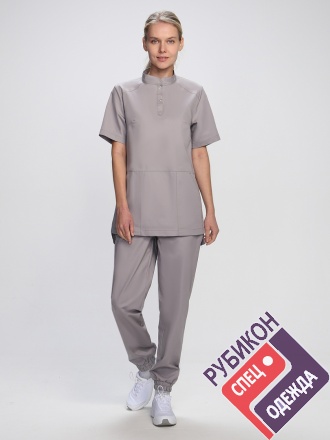 Костюм женский Сити-002 (тк.Смесовая,145) MedLine, св.серый (87486804) фото