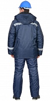 Куртка СЕВЕР-4 дл., зимняя, т. синяя, тк.Оксфорд фото