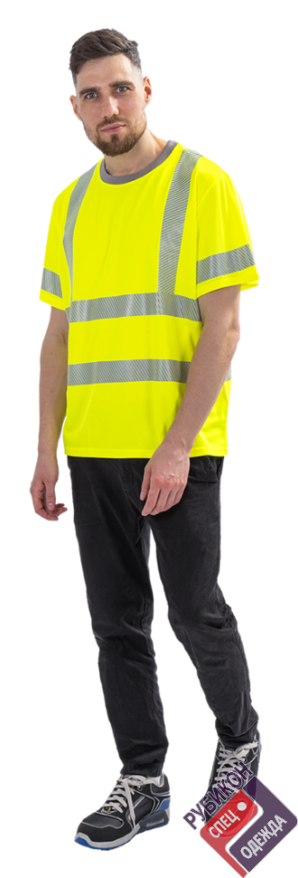 Футболка ProfLineSpecialist СОП, флуоресцентный желтый фото
