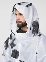Костюм зимний маскировочный Метель с молнией ткань Taffeta цвет Клякса фото