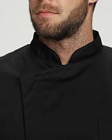 Китель повара Гастро (тк.Смесовая,160), черный фото