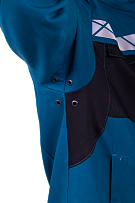 Куртка СТРОНГ летняя,бирюзовый-черный фото