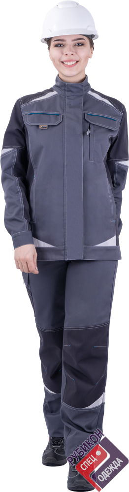 Куртка женская ТУРБО SAFETY летняя, цвет серый фото